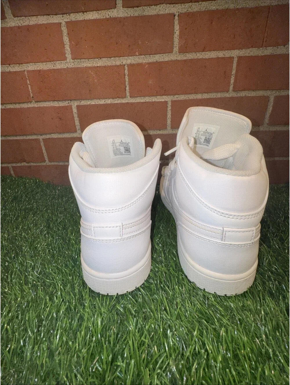 Size 8.5 - Jordan 1 Mid Triple White